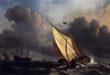  Barcos Arte - Barcos pesqueros holandeses en una tormenta Turner